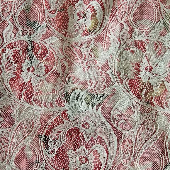 Alberto Makali Silk Lace  midi Skirt   Size 8 - Picture 4 of 5